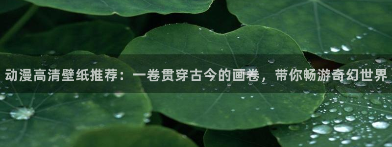 58动漫网在线观看：动漫高清壁纸推荐：一卷贯穿古今的画卷，带你畅游奇幻世界